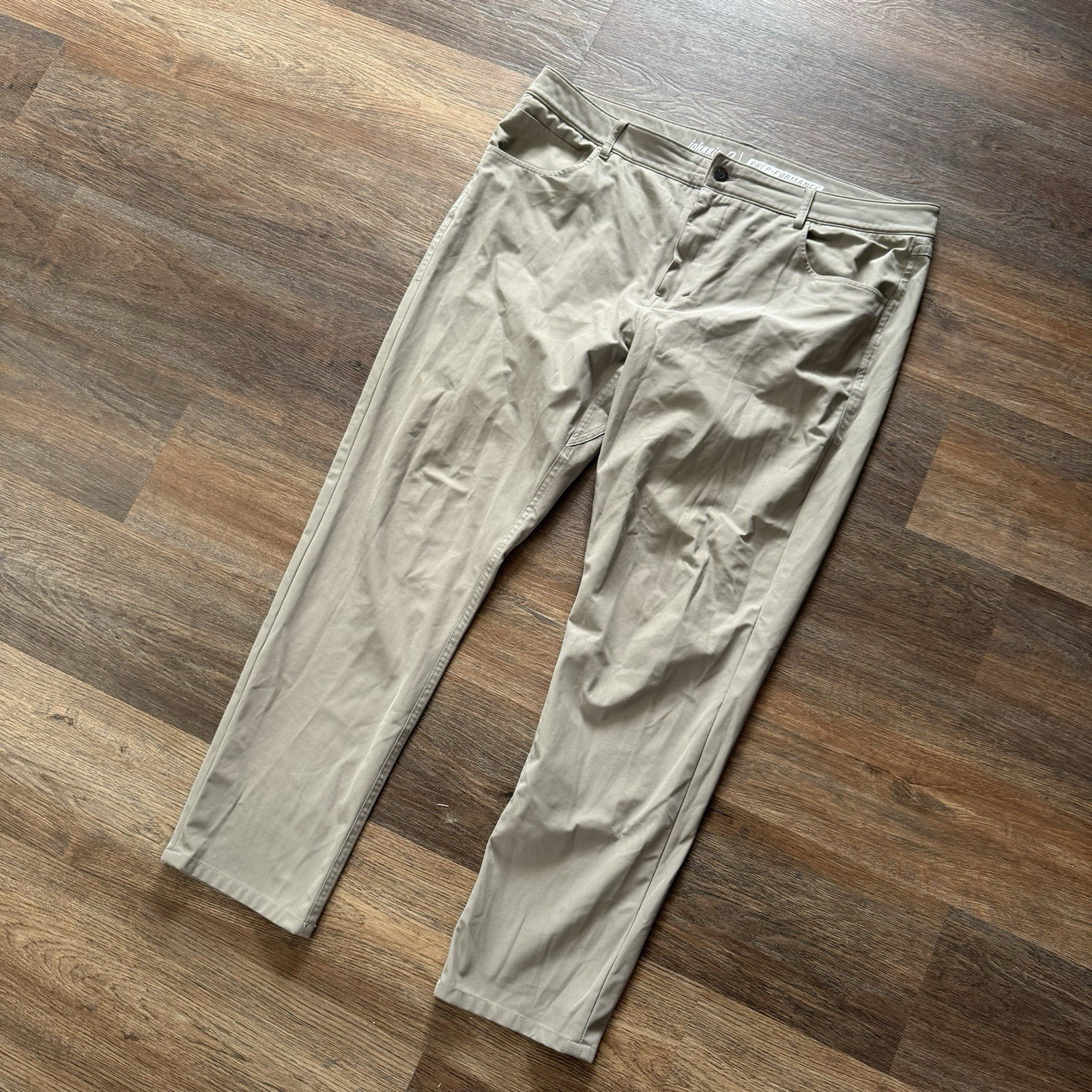 Johnnie-O Cross Country Prepformance Stretch Golf Pants Men's Sz 38x30 Khaki